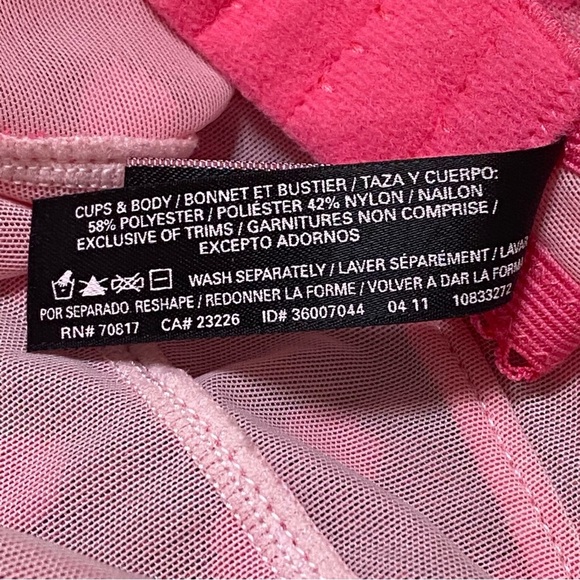 Victorias Secret Sexy Little Things Retro Bra Apron Lingerie 34D Cosplay Costume - Picture 6 of 8